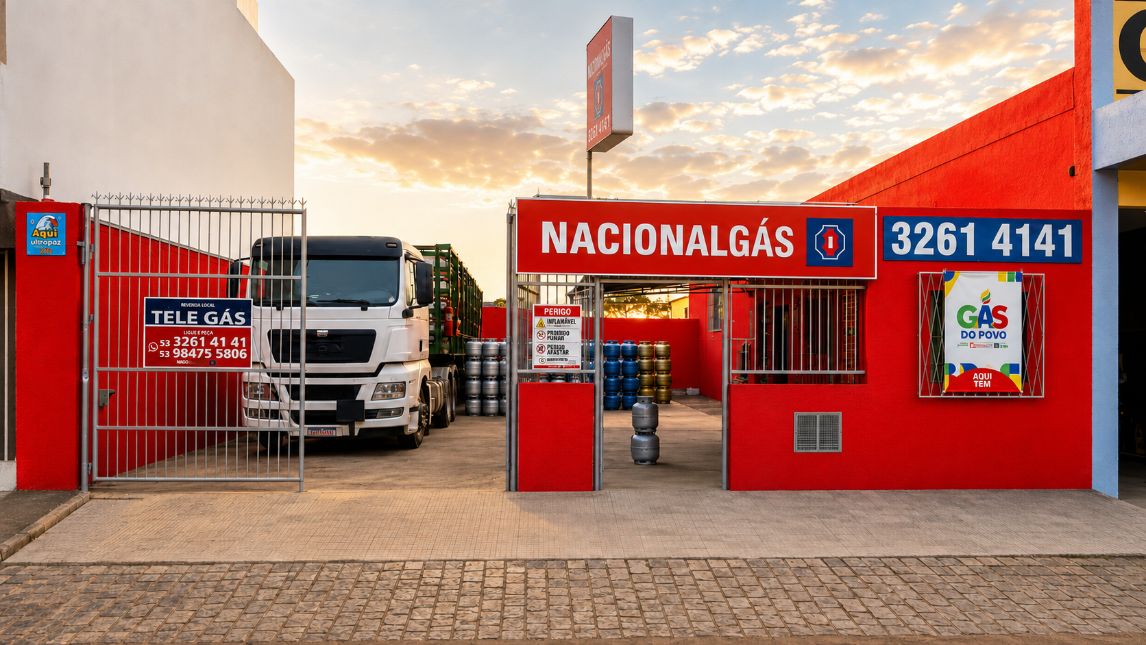 Depósito da Odilo, revenda Nacional Gás que aceita Gás do Povo em Jaguarão